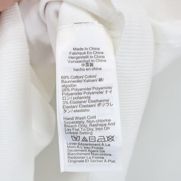 NWT J.Crew Jackie Sweater Shell Premium Ultra Fine Cotton In White Size Large - Picture 10 of 11